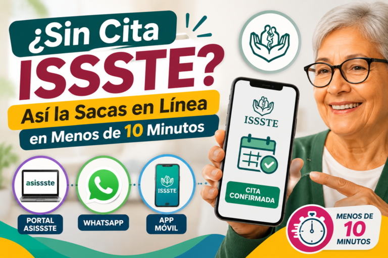 ¿Sin Cita ISSSTE? Sácala en Línea en Menos de 10 Minutos