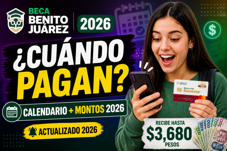 ¿Cuándo llega la Beca Benito Juárez 2026? Calendario completo de pagos, montos y lo que nadie te dice 7 Cuándo llega la Beca Benito Juárez 2026? Calendario completo de pagos por nivel
